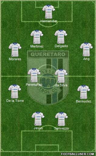 Club de Fútbol Gallos Blancos Formation 2014