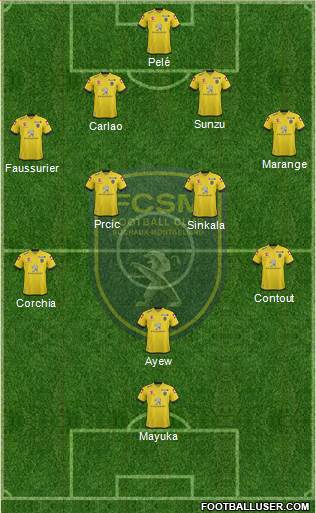 FC Sochaux-Montbéliard Formation 2014