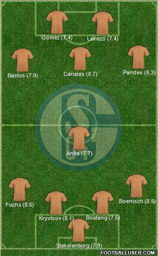 FC Schalke 04 Formation 2014