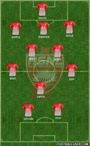 A.S. Nancy Lorraine Formation 2014