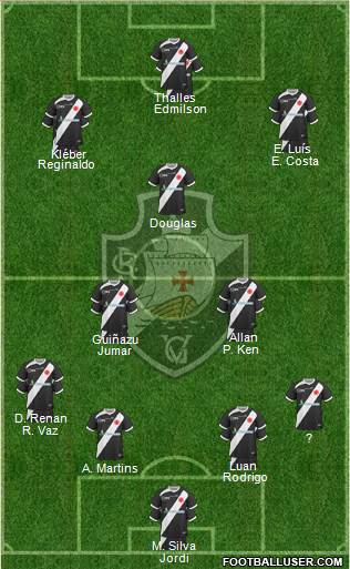 CR Vasco da Gama Formation 2014