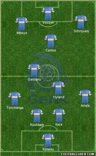 K Racing Club Genk Formation 2014