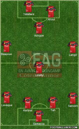 En Avant de Guingamp Formation 2014