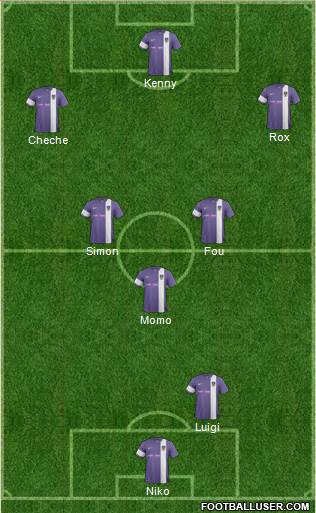 Oxford United Formation 2014