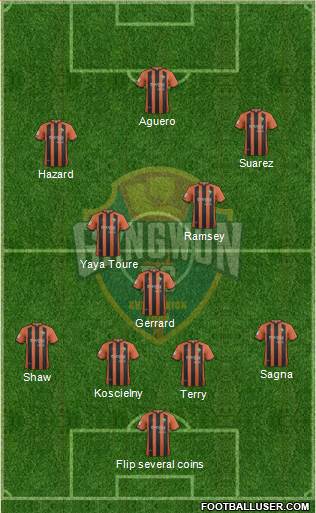 Gangwon FC Formation 2014