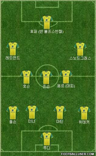 Norwich City Formation 2014