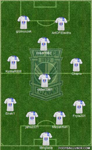 Lech Poznan Formation 2014