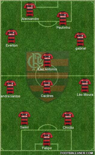 CR Flamengo Formation 2014