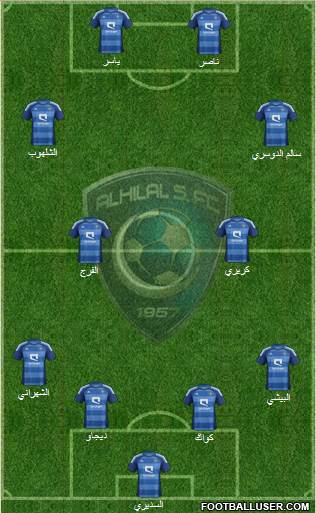 Al-Hilal (KSA) Formation 2014