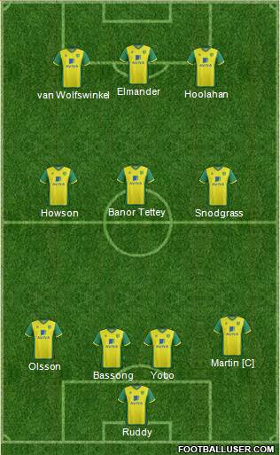 Norwich City Formation 2014