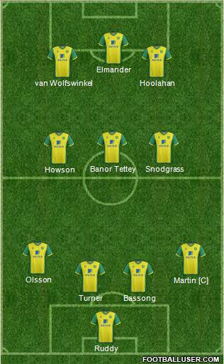 Norwich City Formation 2014