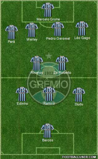 Grêmio FBPA Formation 2014