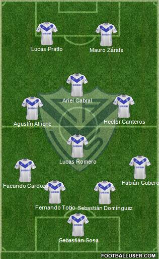 Vélez Sarsfield Formation 2014