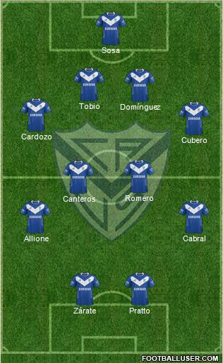 Vélez Sarsfield Formation 2014