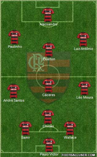 CR Flamengo Formation 2014