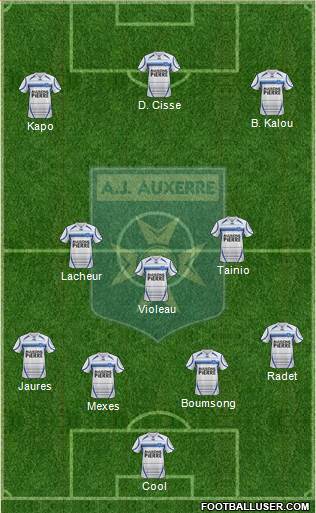 A.J. Auxerre Formation 2014