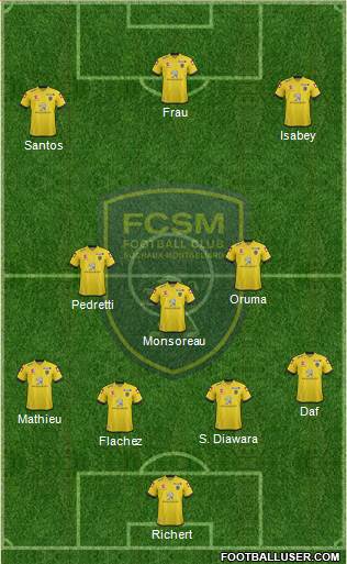 FC Sochaux-Montbéliard Formation 2014