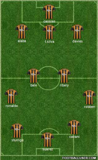 Hull City Formation 2014