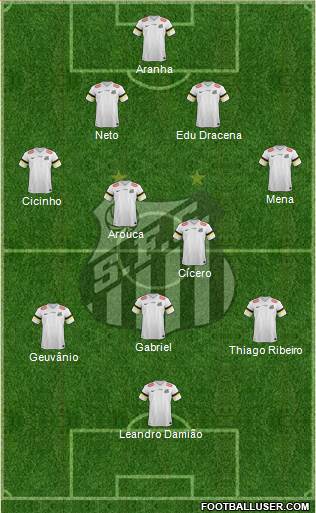 Santos FC Formation 2014