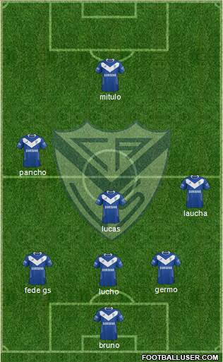 Vélez Sarsfield Formation 2014