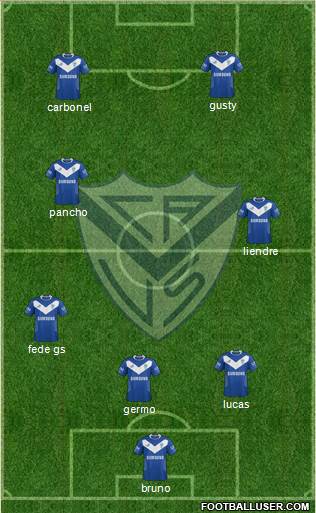 Vélez Sarsfield Formation 2014