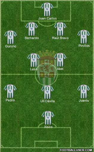 Córdoba C.F., S.A.D. Formation 2014