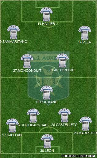 A.J. Auxerre Formation 2014