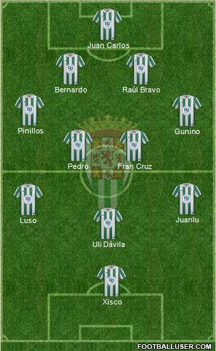 Córdoba C.F., S.A.D. Formation 2014