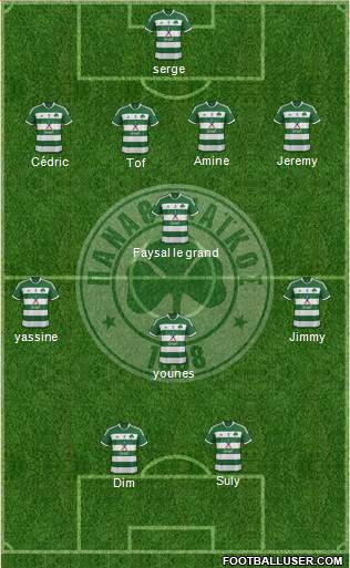 Panathinaikos AO Formation 2014