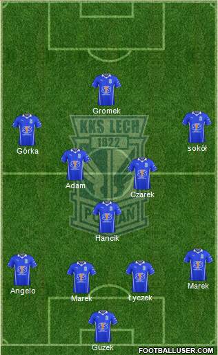 Lech Poznan Formation 2014