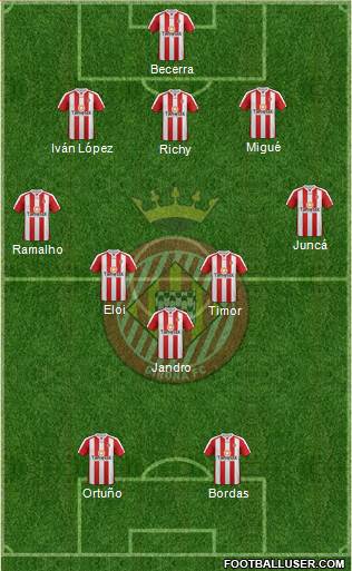 F.C. Girona Formation 2014