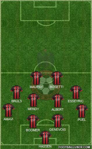 OGC Nice Côte d'Azur Formation 2014