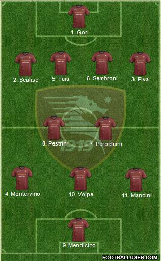 Salernitana Formation 2014