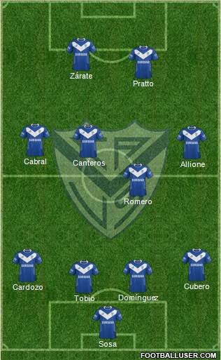 Vélez Sarsfield Formation 2014