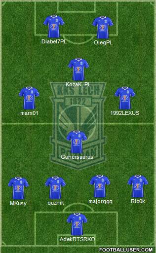 Lech Poznan Formation 2014