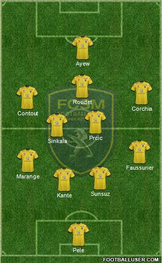 FC Sochaux-Montbéliard Formation 2014