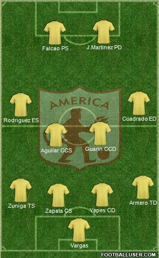 CD América de Cali Formation 2014