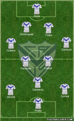 Vélez Sarsfield Formation 2014