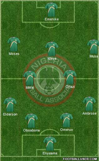 Nigeria Formation 2014