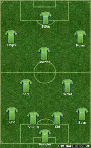 Seattle Sounders FC Formation 2014