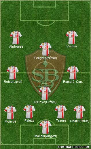 Stade Brestois 29 Formation 2014