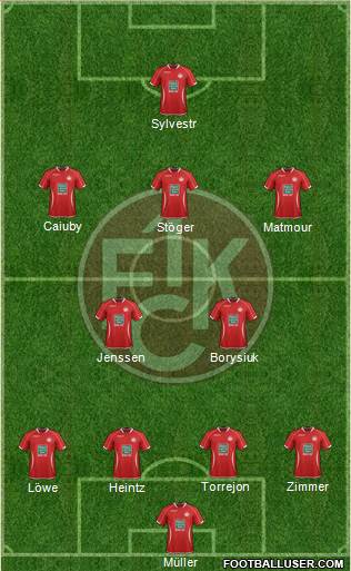 1.FC Kaiserslautern Formation 2014