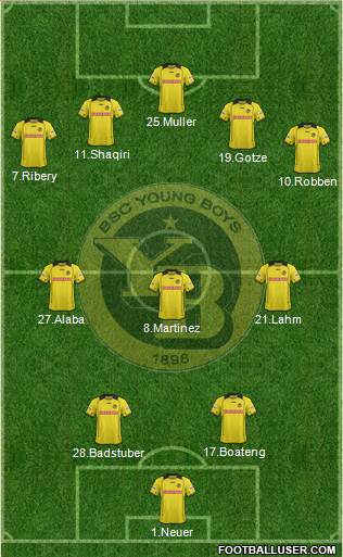 BSC Young Boys Formation 2014