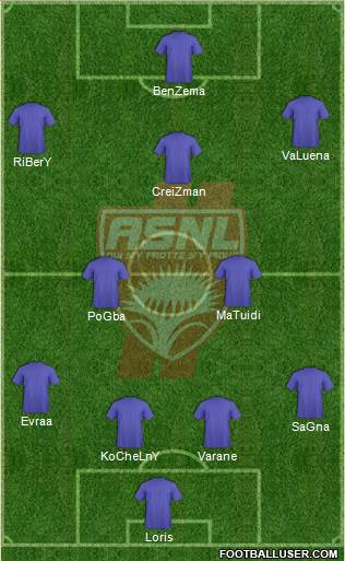 A.S. Nancy Lorraine Formation 2014