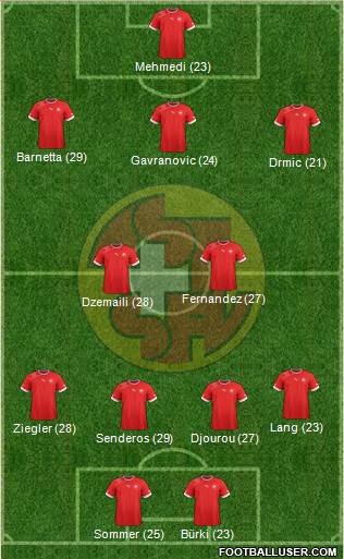 Switzerland Formation 2014