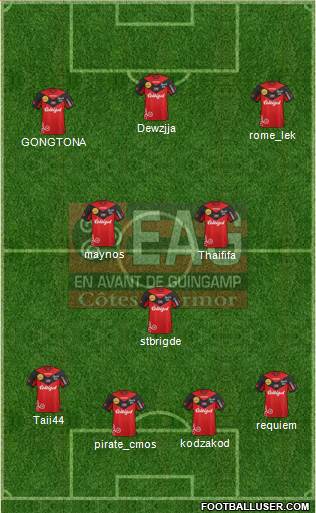 En Avant de Guingamp Formation 2014