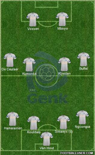 K Racing Club Genk Formation 2014