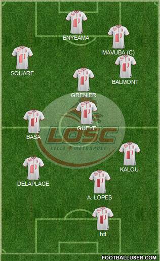 LOSC Lille Métropole Formation 2014