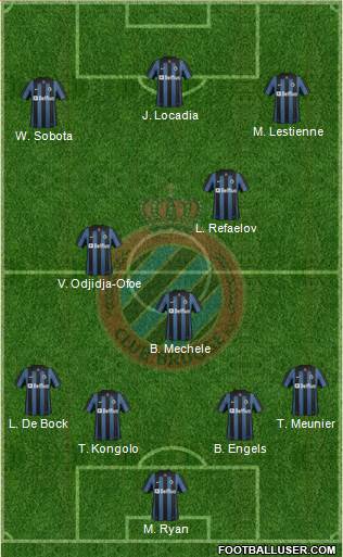 Club Brugge KV Formation 2014