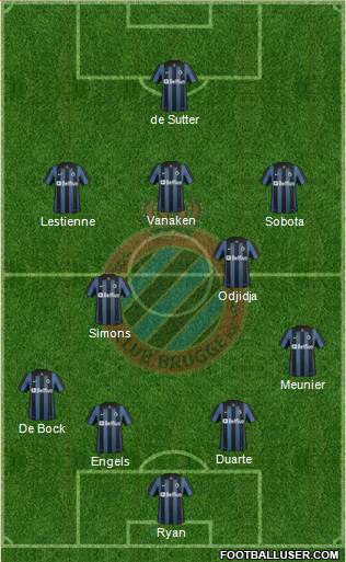 Club Brugge KV Formation 2014